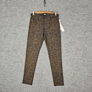 Hudson High‎ Waist Barbara Super Skinny Jeans - Black & Gold Speckled